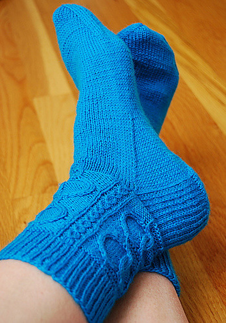 Wedding Ring Quilt Socks