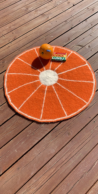 Appelsin Sitteunderlag