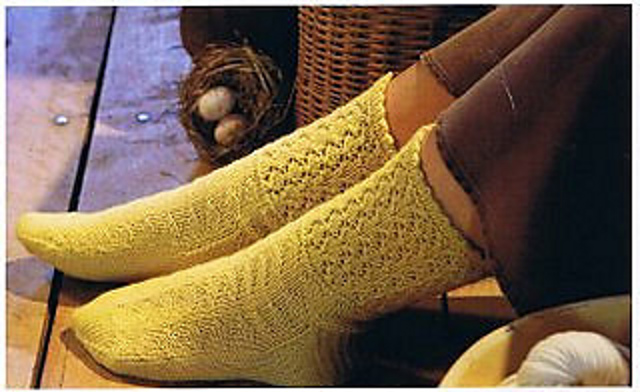 Lace and Diamond Socks