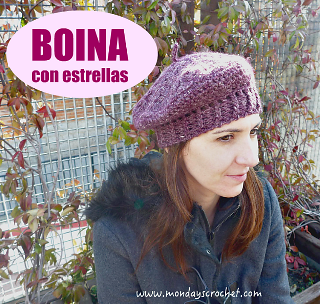 Boina con estrellas
