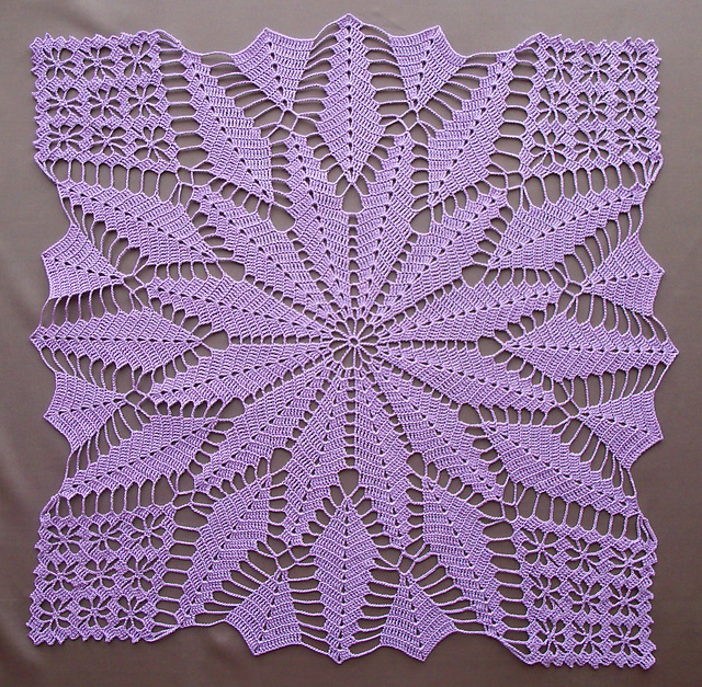 708 Crocheted Square