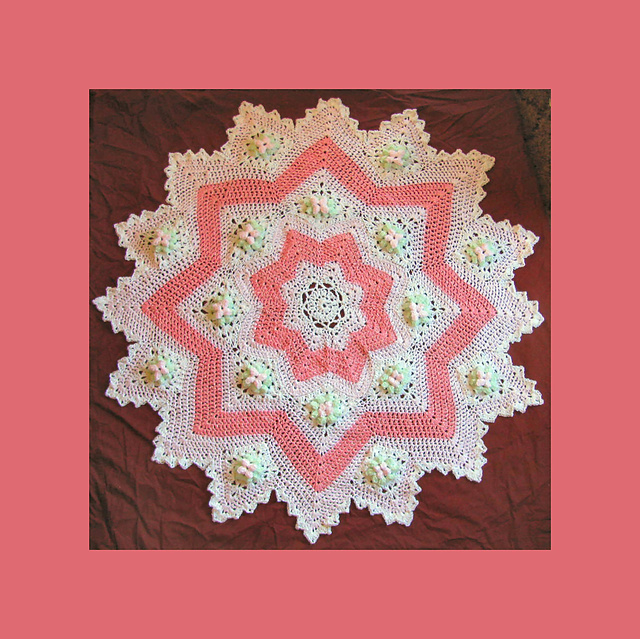 Ravelry: Dogwood Blossom 8 to 16 Point Round Ripple pattern by Monica ...