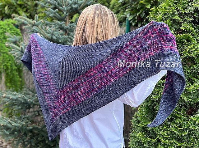 Dark Sky shawl