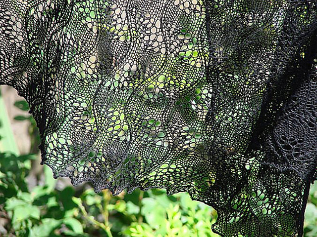 Japanse Golven Rechte shawl NL