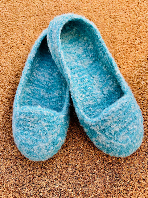 Felted Summer Slippers