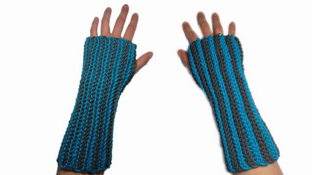 Ribbed Handstulpen