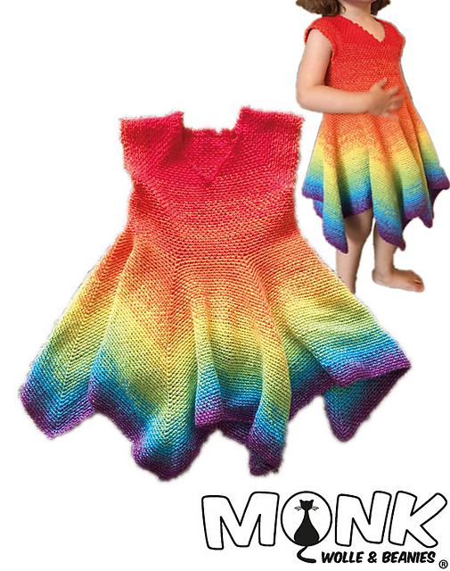 Regenbogenkleid