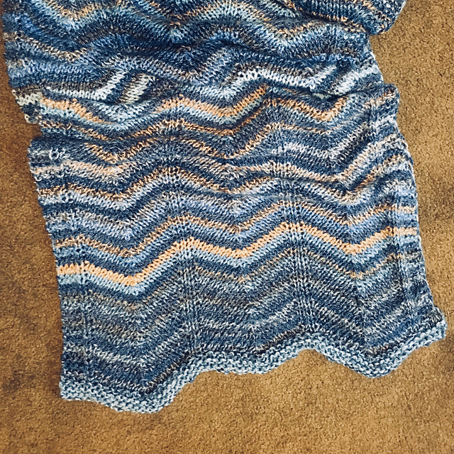 Zig Zag Prayer Shawl