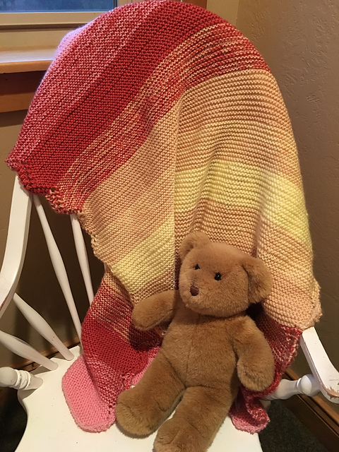 Bitterroot Sunset Baby Blanket