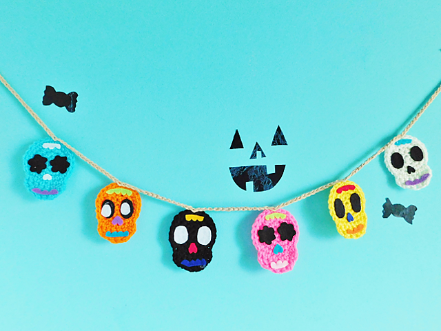 Candy Skull Garland