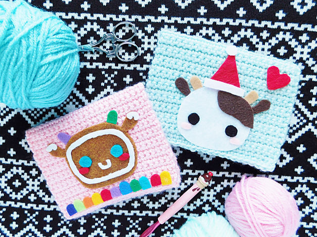 Crocheted Christmas Cards