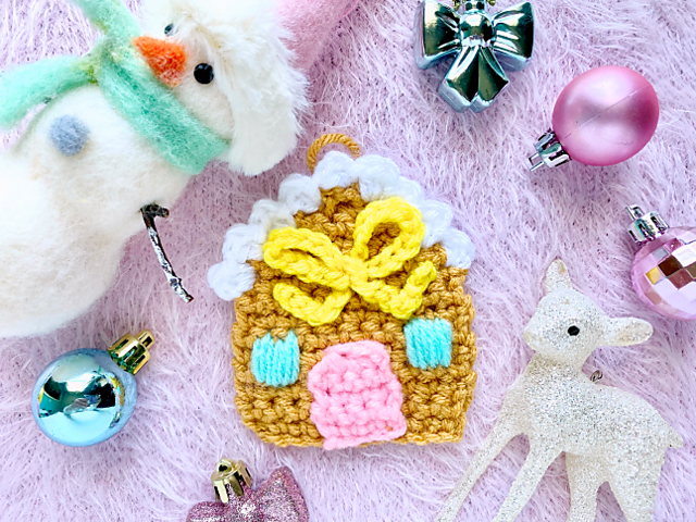 Gingerbread House Applique Ornament
