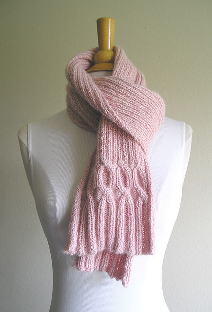 Breast Cancer Ribbin' Scarf