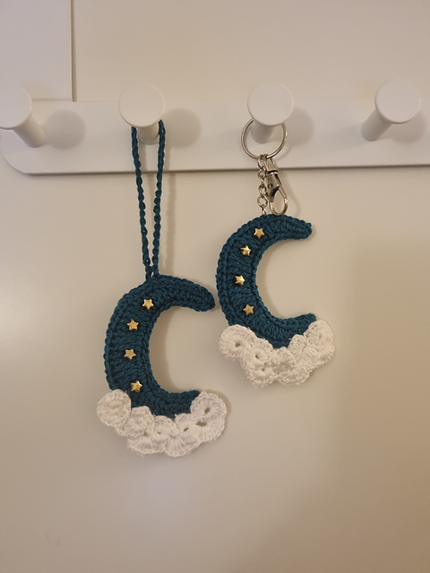 Crescent moon charm
