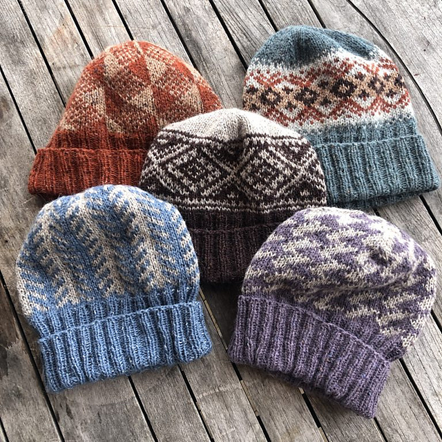 5 ColourWork Hats