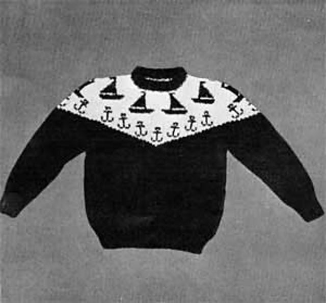 Sailboat Sweater, No. 2