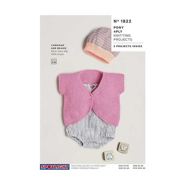 4ply Cardigan 1822