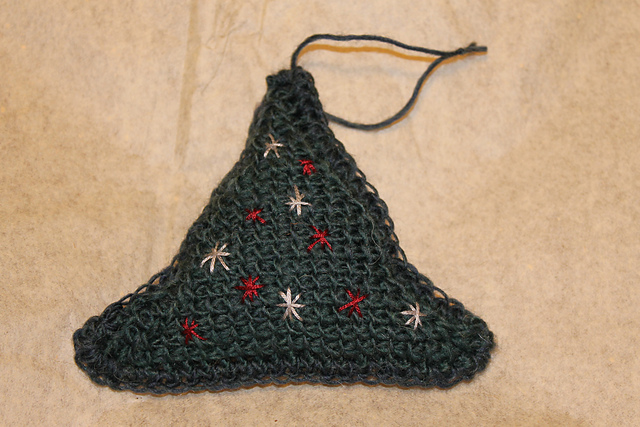 Tunisian Tree Ornament