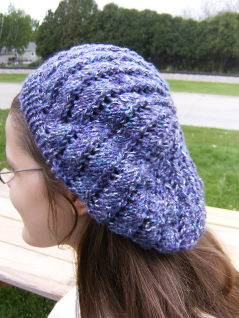 Swirls Slouchy Beret