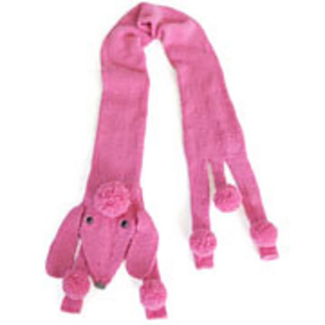 Pink Poodle Scarf
