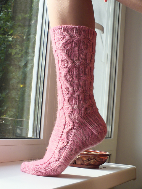 Blushing Ivy Socks