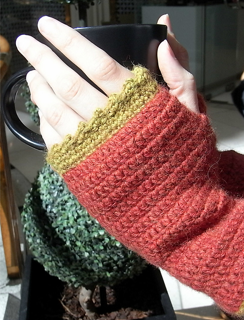 Alpaca Crochet Mitts