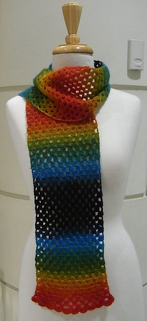 Maureen's Rainbow Scarf
