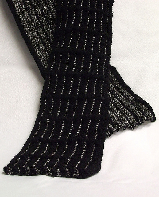 Manhattan Slip Stitch Scarf