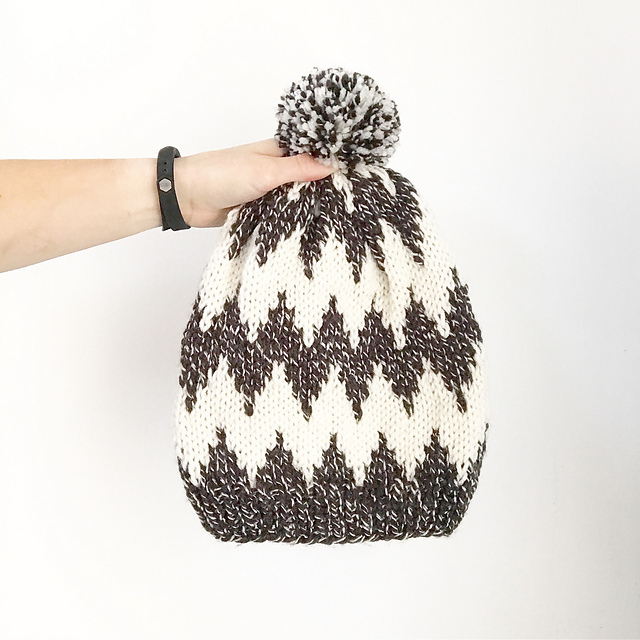 Macro Chevron Beanie