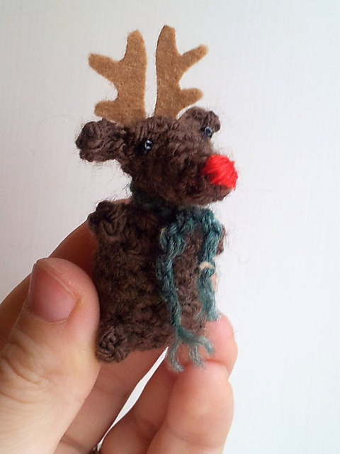 Mini Rudolf the Reindeer Ornament