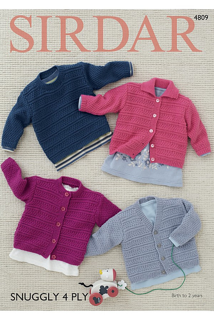 4809 Baby Cardigans and Sweater