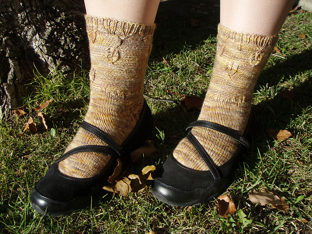 Autumn Leaves Socks