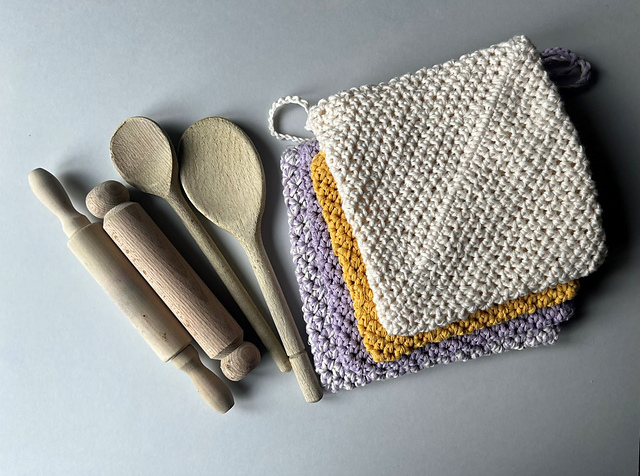 Double Thick Potholders