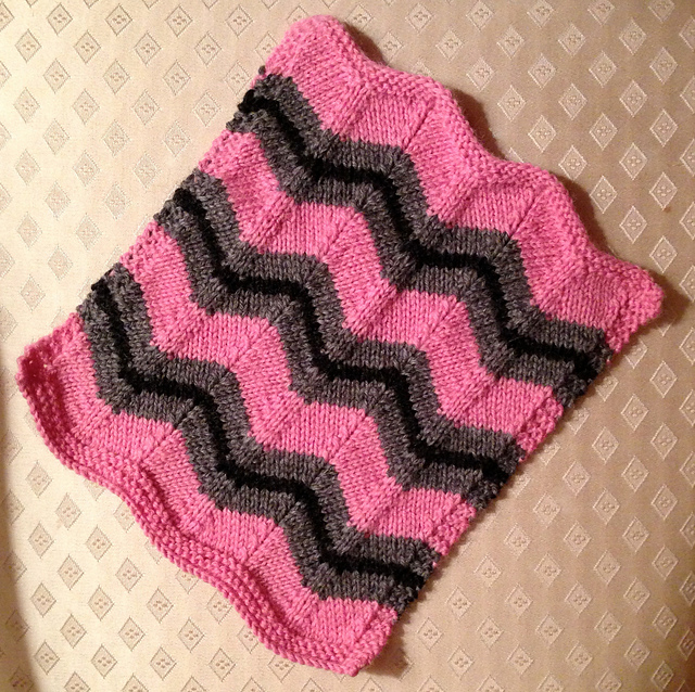 Chevron Doll Blanket