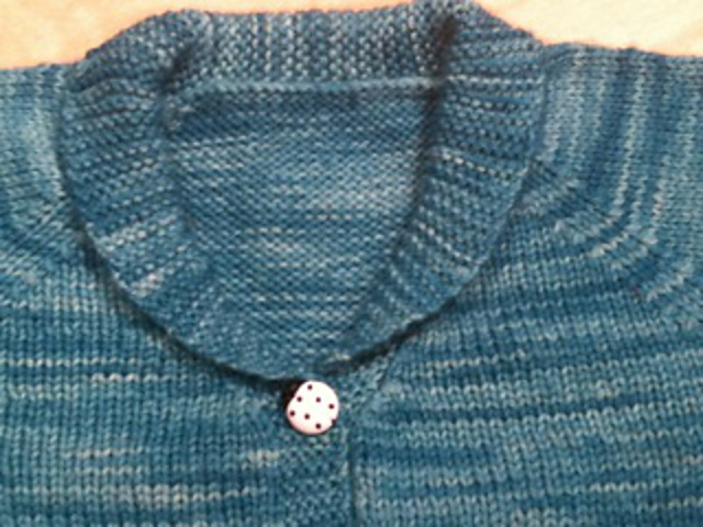 Cardigan with Flat or Shawl Collar
