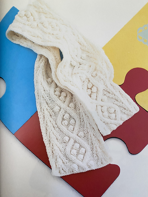 G page11 Aran scarf