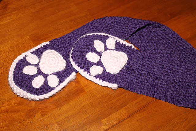 Paw Print Pocket Scarf