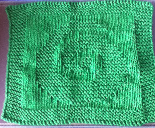 Maori Koru Symbol Dishcloth
