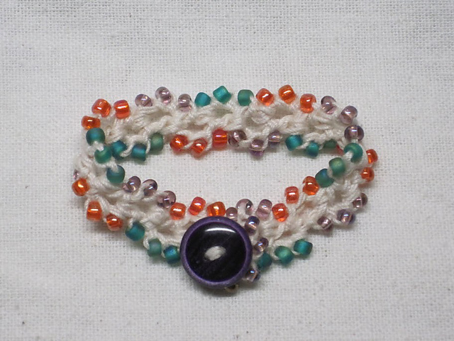Beachy Little Bracelet #3:  Waves