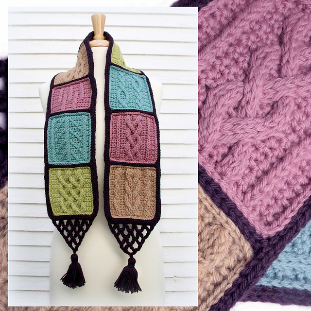 Scarf of Many Cables