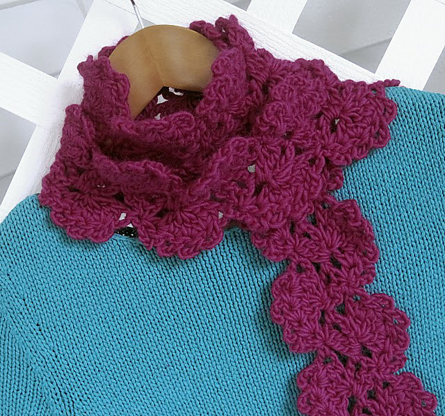 Double Thistle Scarf