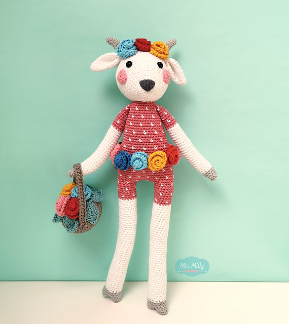 Bibi the flower goat