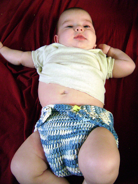 Tunisian Fitted Diaper