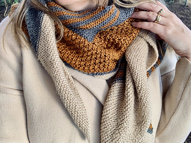 Mostly Garter Shawl