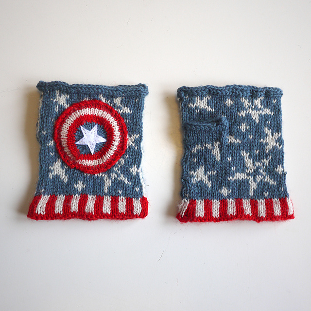 KidMurca Mittens (CaptainAmerica tribute)