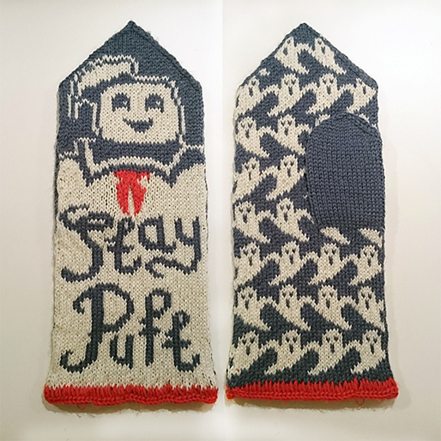 Stay Puft mittens (Ghostbusters tribute)