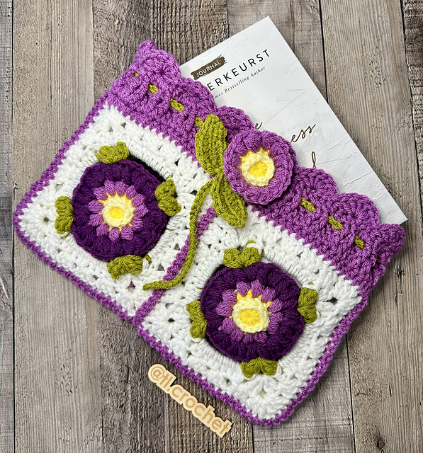 Blossom Book Sleeve or Pouch