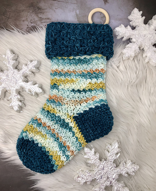Jazzy Santa Sock