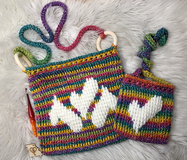 Wonky Heart Cross Body