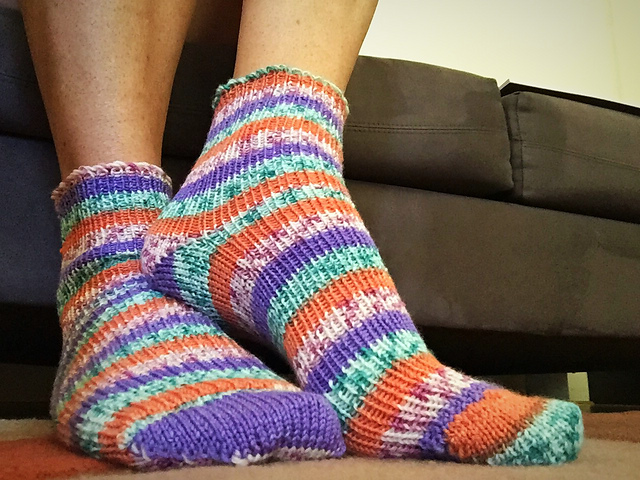 Single Rib Socks